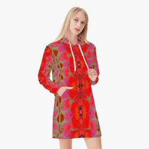 226. Women's AOP Hoodie Dress