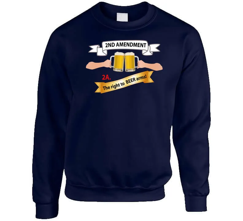 2nd Amendment 2a - The Right To Beer Arms X 300 Hoodie