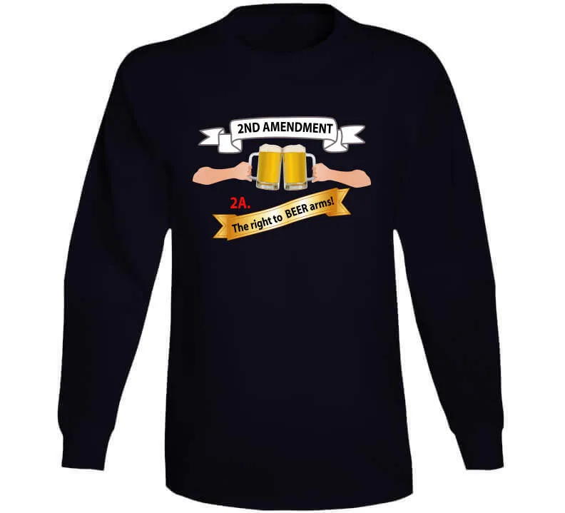 2nd Amendment 2a - The Right To Beer Arms X 300 Hoodie