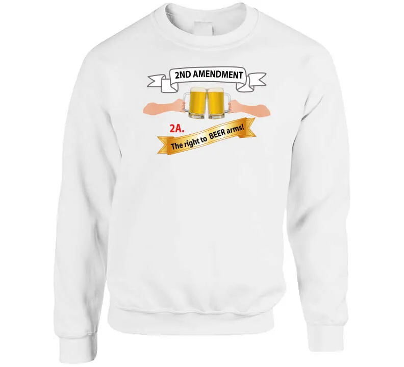 2nd Amendment 2a - The Right To Beer Arms X 300 Hoodie