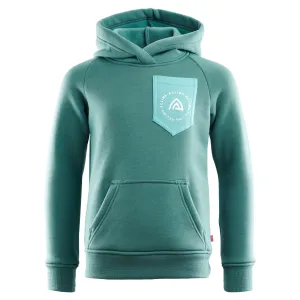 Aclima Junior FleeceWool Hoodie North Atlantic/Reef Waters | Buy Aclima Junior FleeceWool Hoodie North Atlantic/Reef Waters here | Outnorth