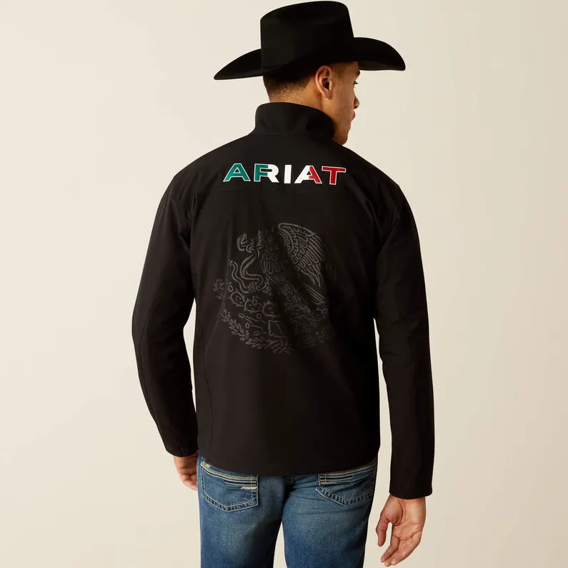 Ariat Men's Black Mexico Pioneer StretchShell Jacket 10054234