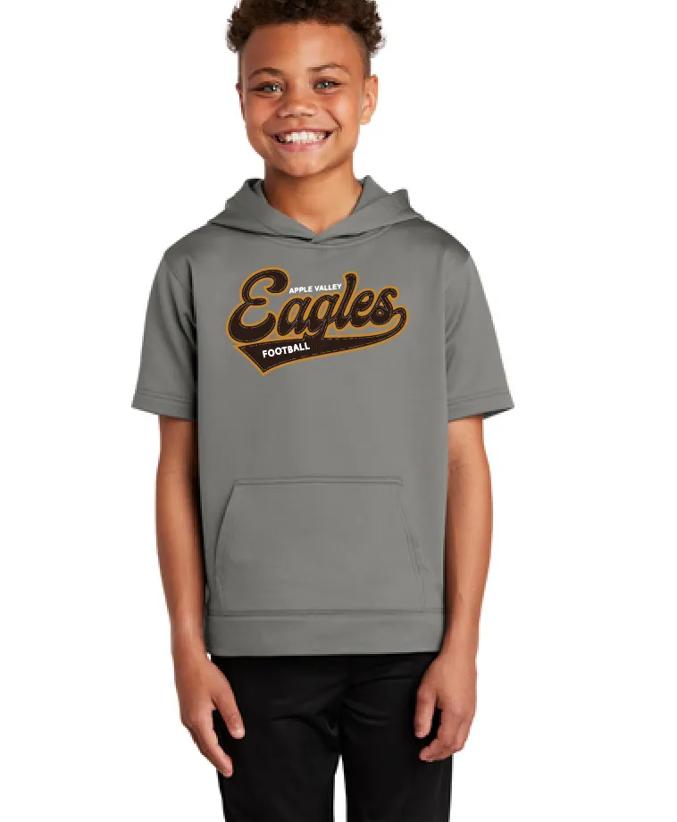 AV Highschool Football - Youth Performance Short Sleeve Hoodie