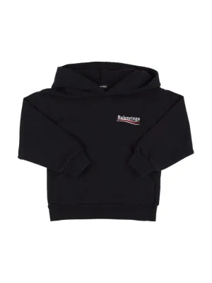 Balenciaga   Cotton hoodie w/ logo 