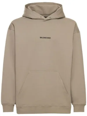 Balenciaga   Faded cotton hoodie 