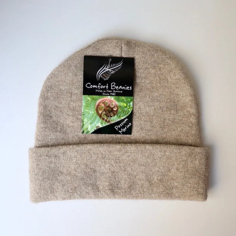 Beanie Possum Merino Comfort (9 colours)