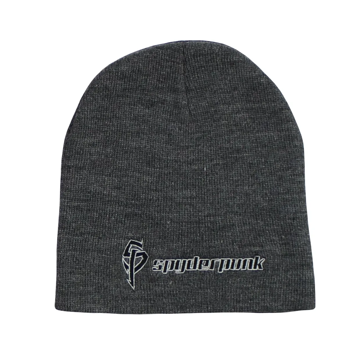 Beanie Spyderpunk Knit Skull Embroidered Available In 5 Colors