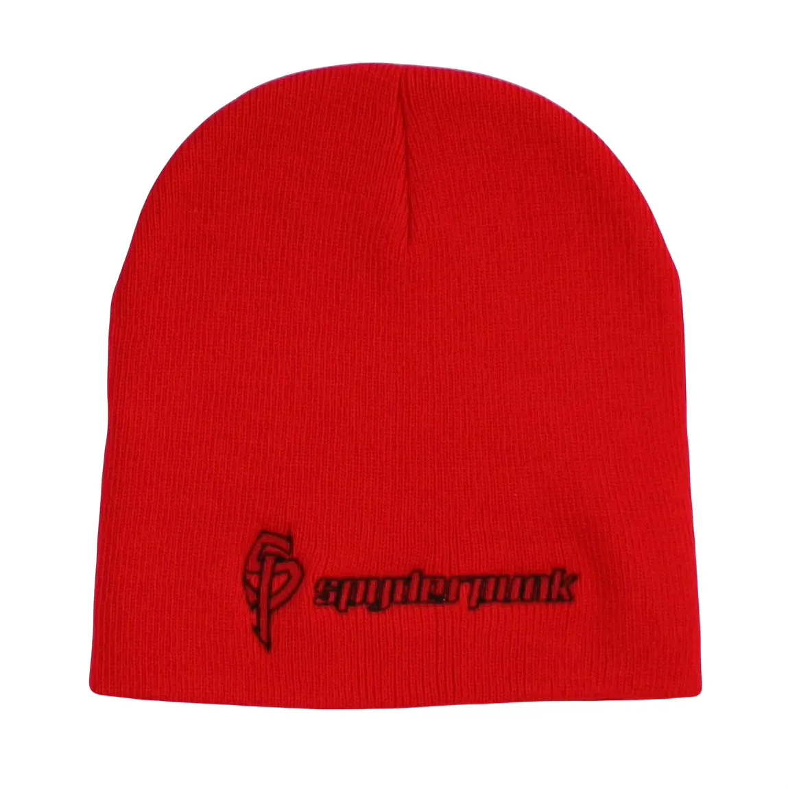 Beanie Spyderpunk Knit Skull Embroidered Available In 5 Colors