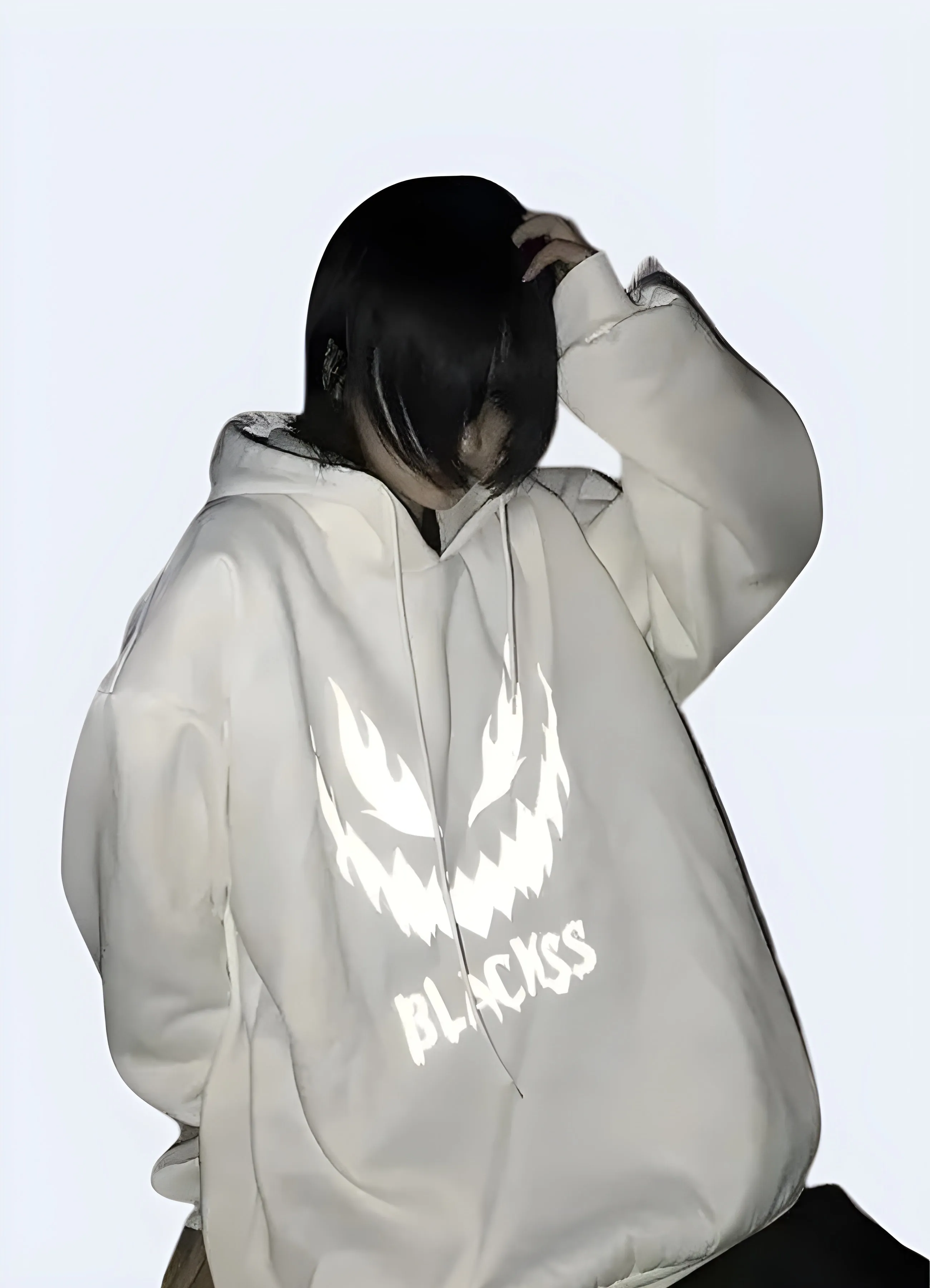 Black Reflective Hoodie