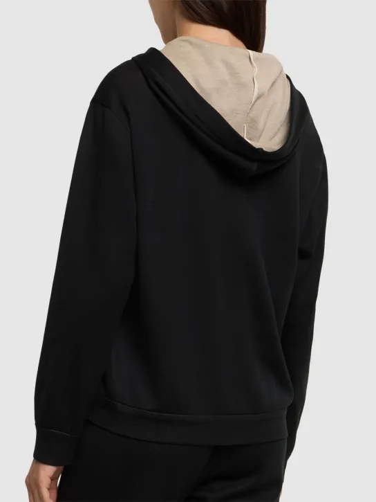 Brunello Cucinelli   Cotton blend jersey sweatshirt hoodie 