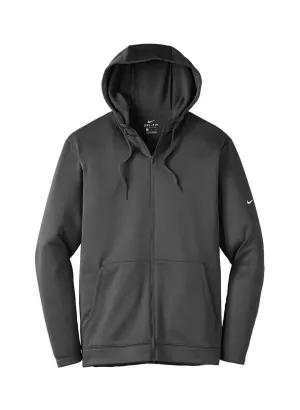 Bulk Orders | Men&#x27;s Nike Anthracite Therma-FIT Full-Zip Fleece Hoodie 