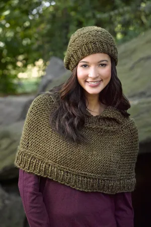 Capelet And Hat Pattern (Knit)