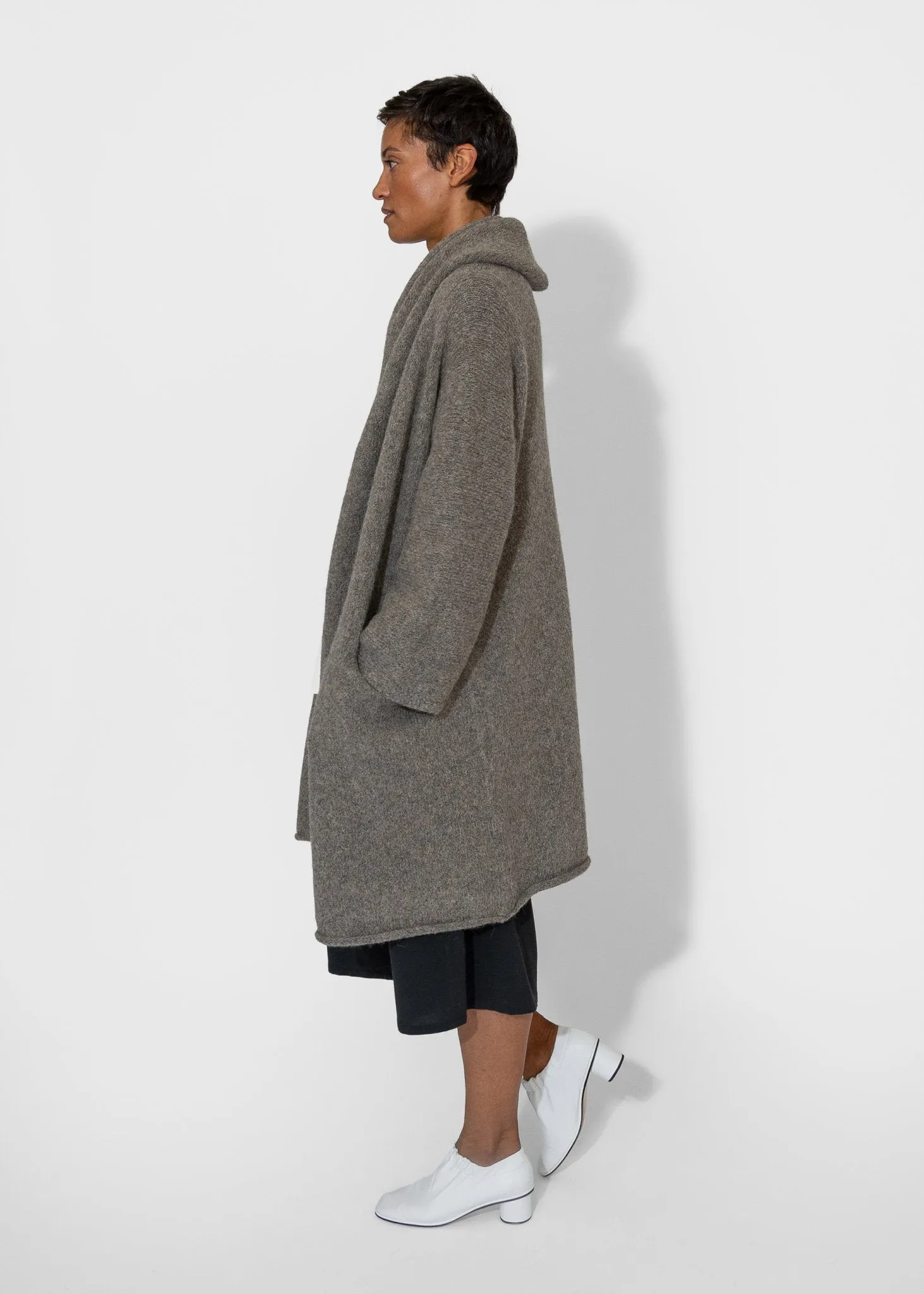 Capote Coat in Rock