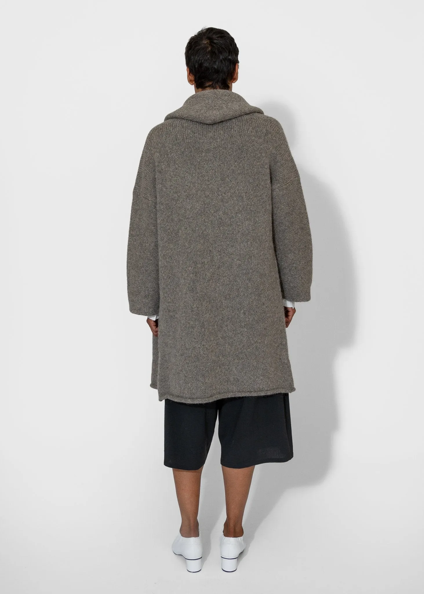 Capote Coat in Rock