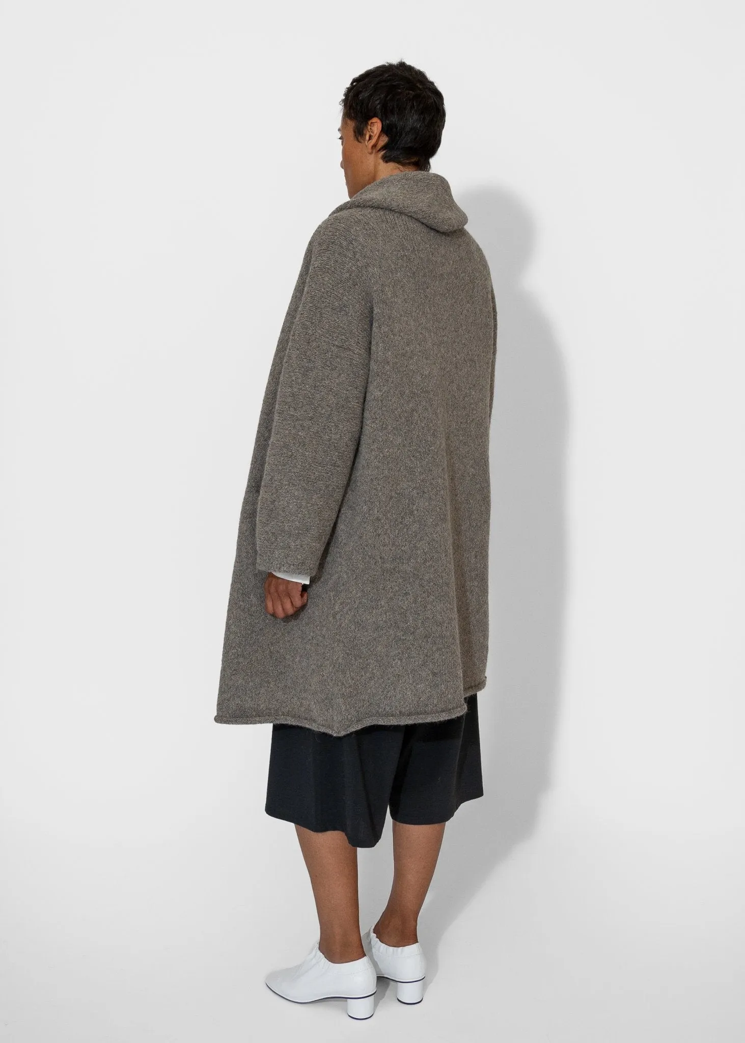 Capote Coat in Rock