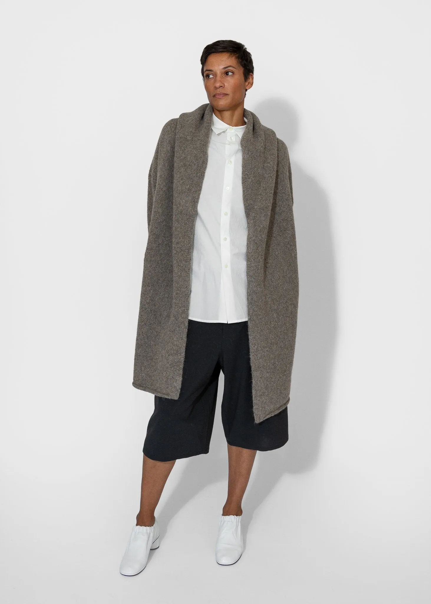 Capote Coat in Rock