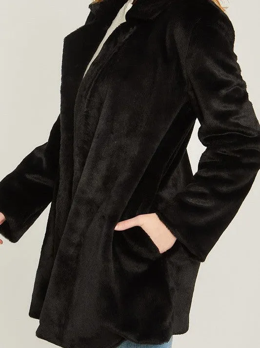 Coat Obsession Soft and Cozy Teddy Collar Coat