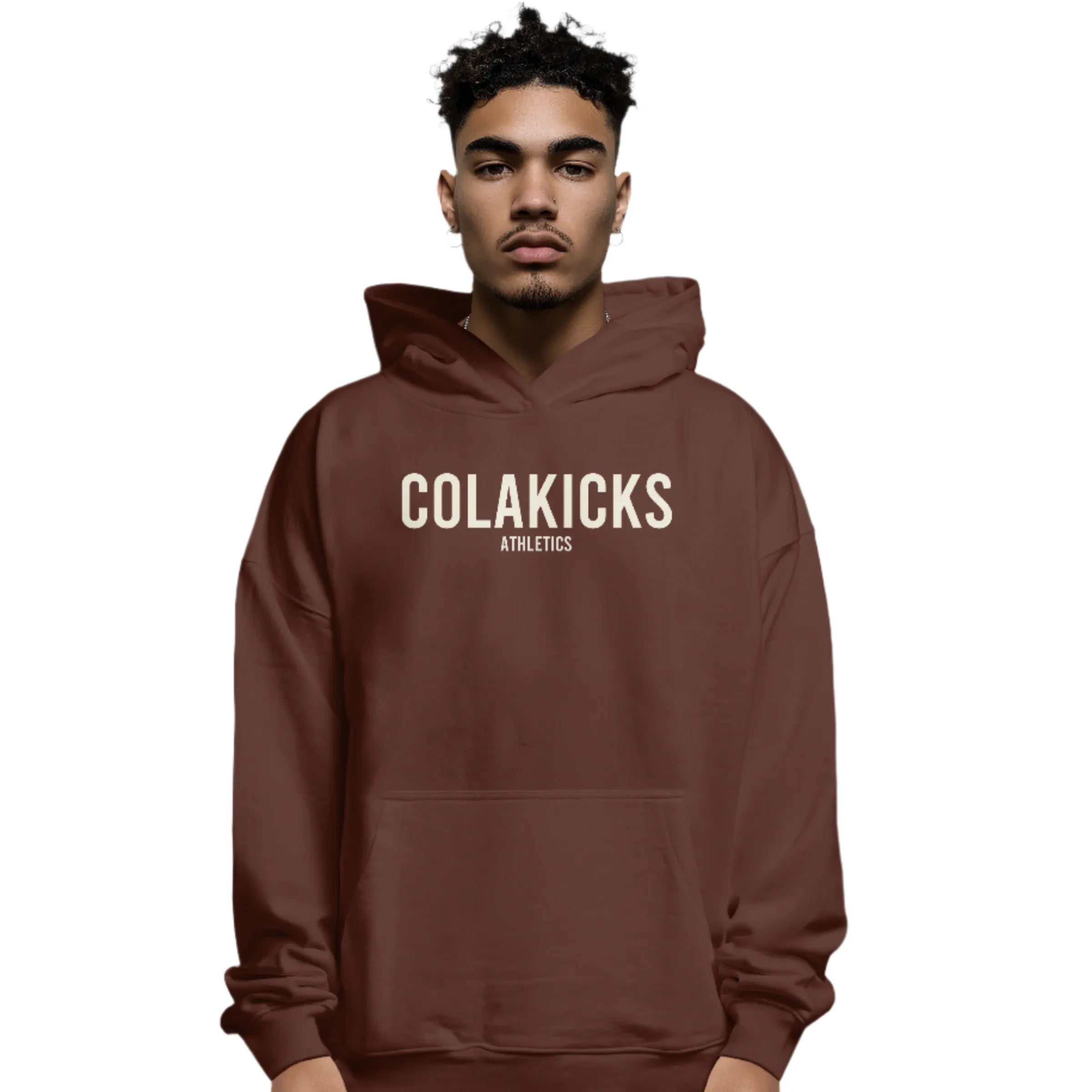 ColaKicks Mocha Heavyweight Puff Embroidered Hoodie