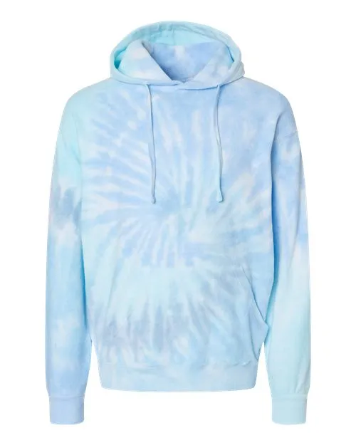 Colortone Men's Tie-Dyed Cloud Fleece Hooded Sweatshirt