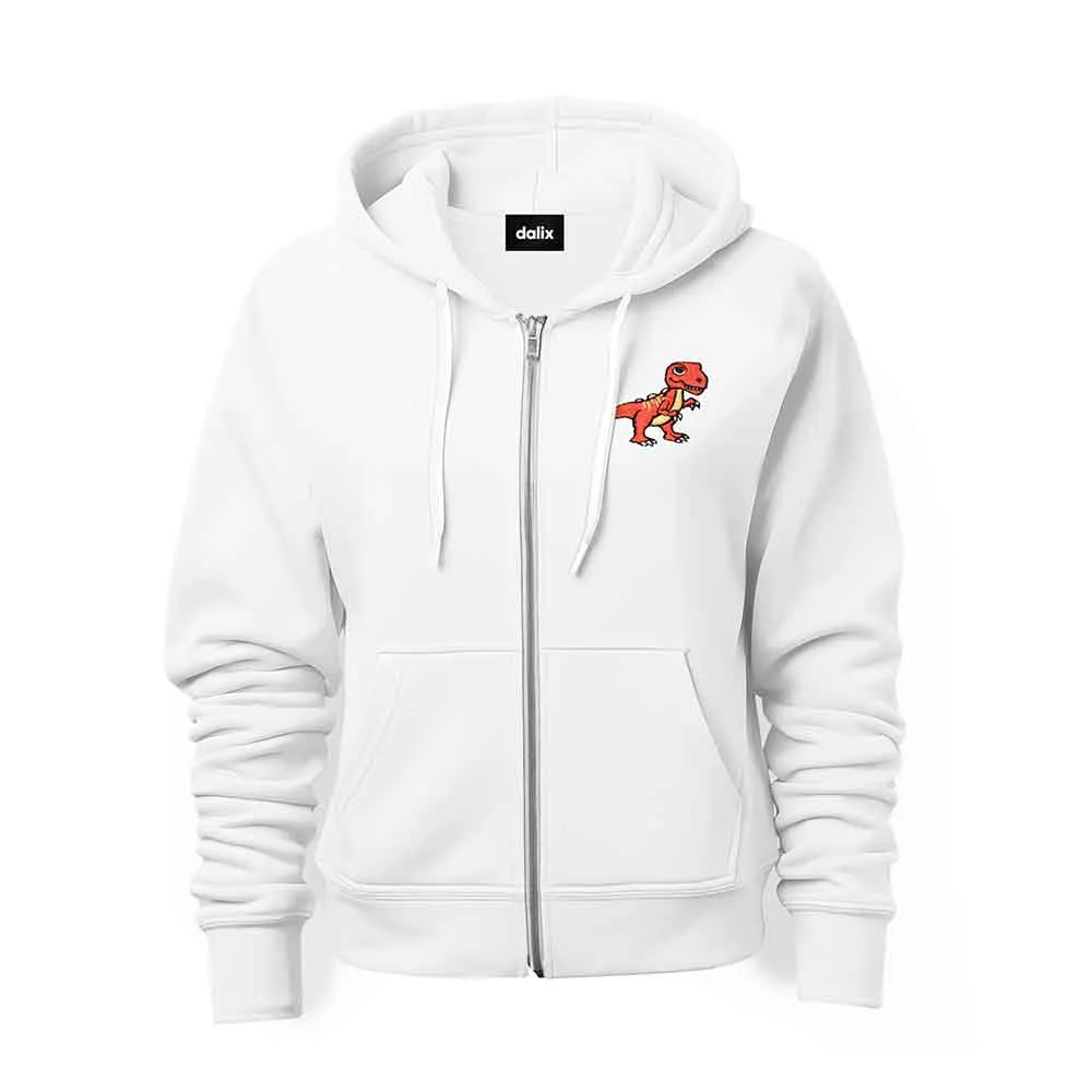 Dalix T-Rex Zip Hoodie