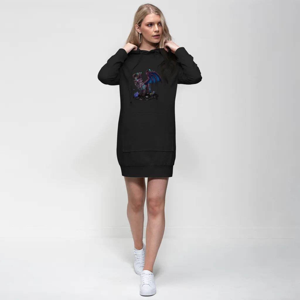 Deviant Dungeon Lurker Premium Adult Hoodie Dress