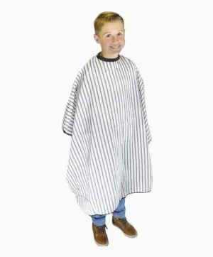 DMI Professional Products DMI Kids Vintage Barber Cape Black On White