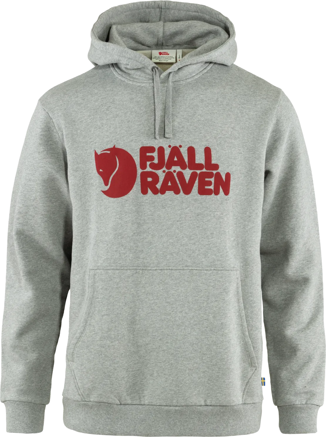 Fjällräven Men&#x27;s Fjällräven Logo Hoodie Grey/Melange | Buy Fjällräven Men&#x27;s Fjällräven Logo Hoodie Grey/Melange here | Outnorth