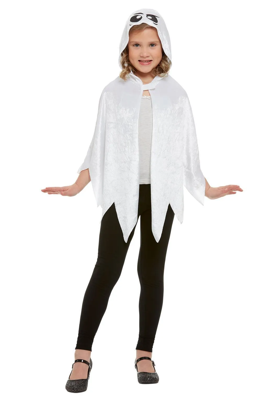 Ghost Hooded Cape, White