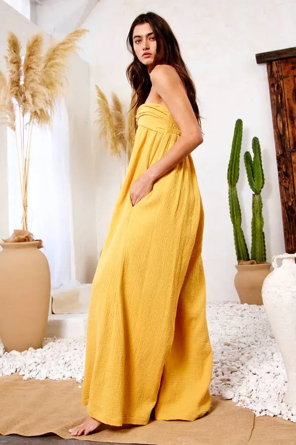 Golden Hour Wide Leg Jumpsuit