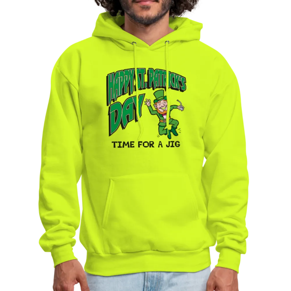 Happy St. Patrick's Day Time For A Jig Men's Hoodie