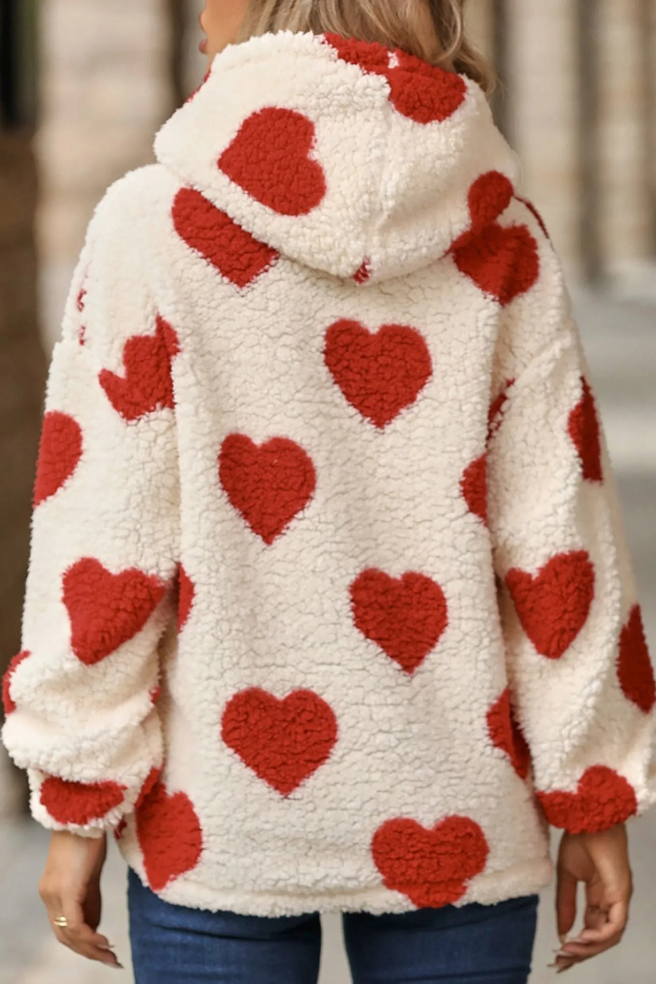 Heart Plush Hoodie