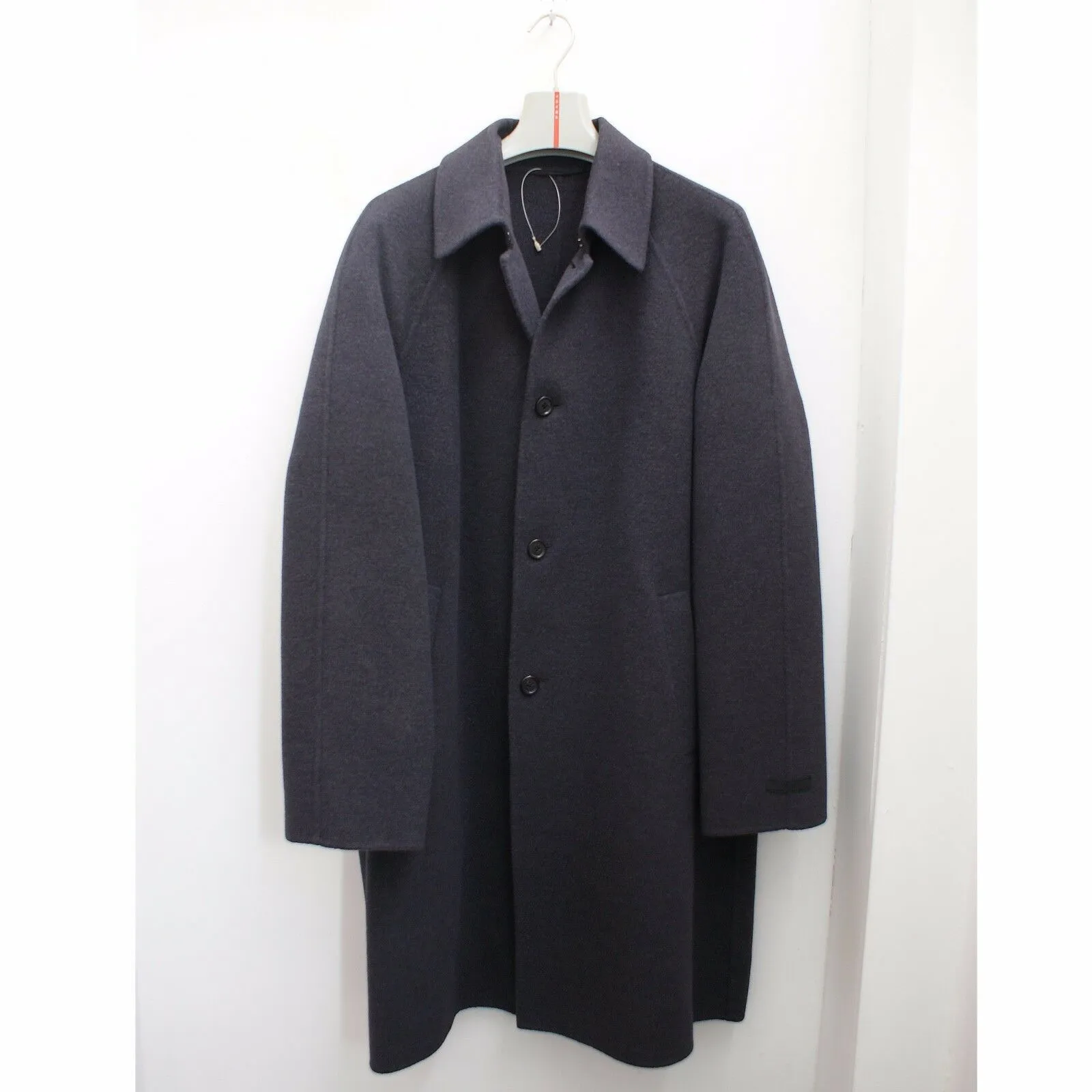 Heavy Wool & Angora Blend Overcoat