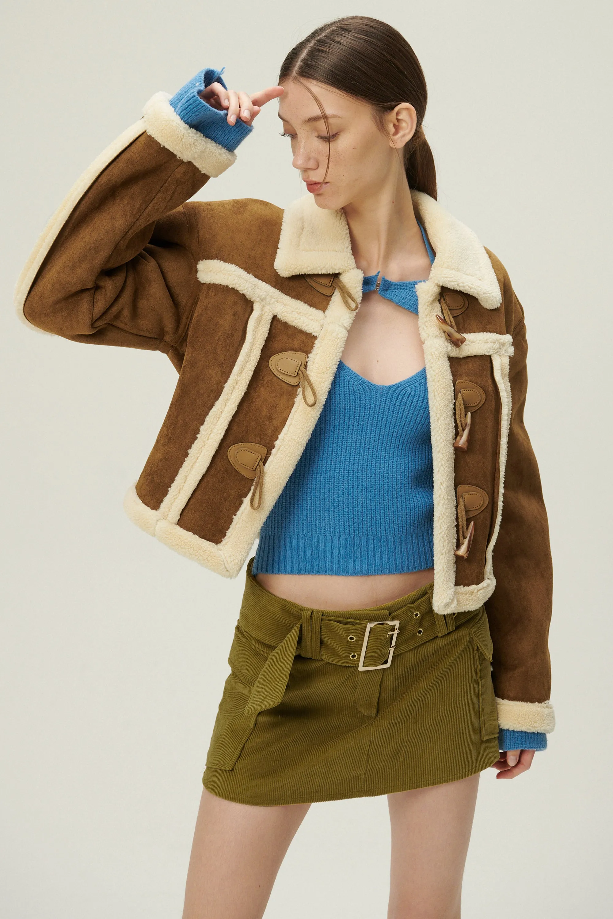 Helen Duffle Shearling Jacket