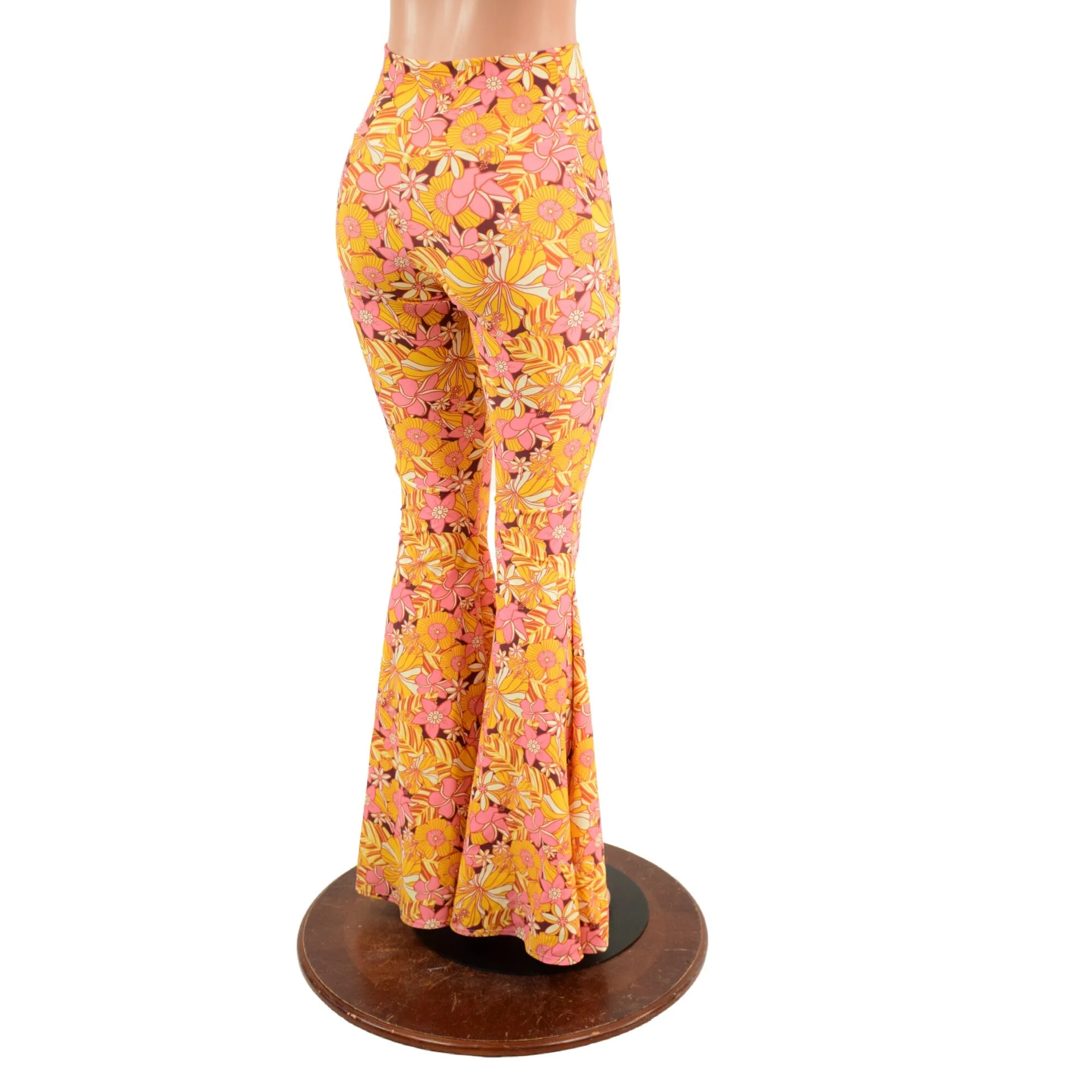 High Waist Solar Flares in "What the Floral"