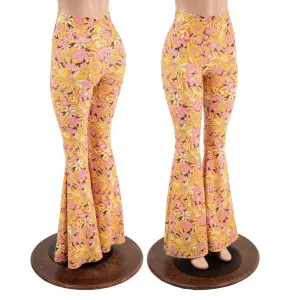 High Waist Solar Flares in "What the Floral"