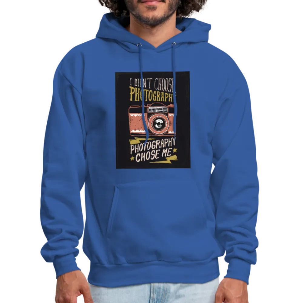 I Didn't Choose Photography Photography Chose Me Men's Hoodie