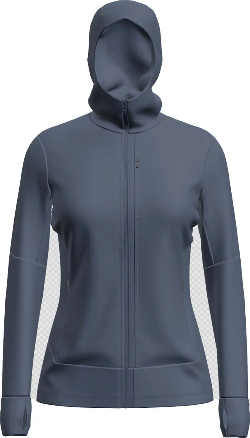 Icebreaker Women&#x27;s Merino 260 Quantum IV Long Sleeve Zip Hoodie Dawn | Buy Icebreaker Women&#x27;s Merino 260 Quantum IV Long Sleeve Zip Hoodie Dawn here | Outnorth