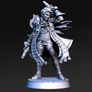 Irvid - Male Pirate - 32mm - DnD