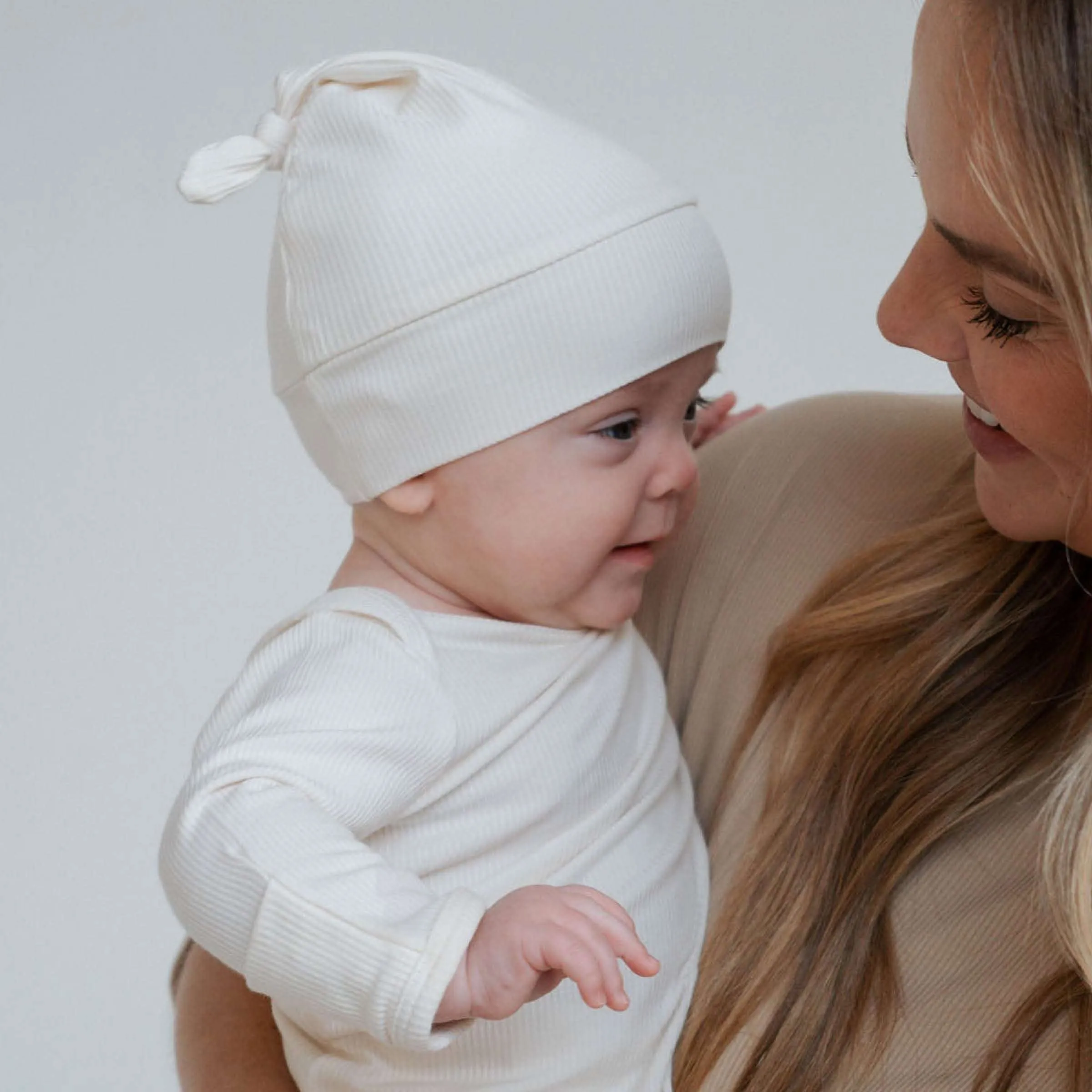 Ivory Ribbed | Beanie