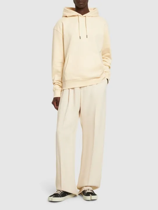 Jacquemus   Le Sweatshirt Brode cotton hoodie 