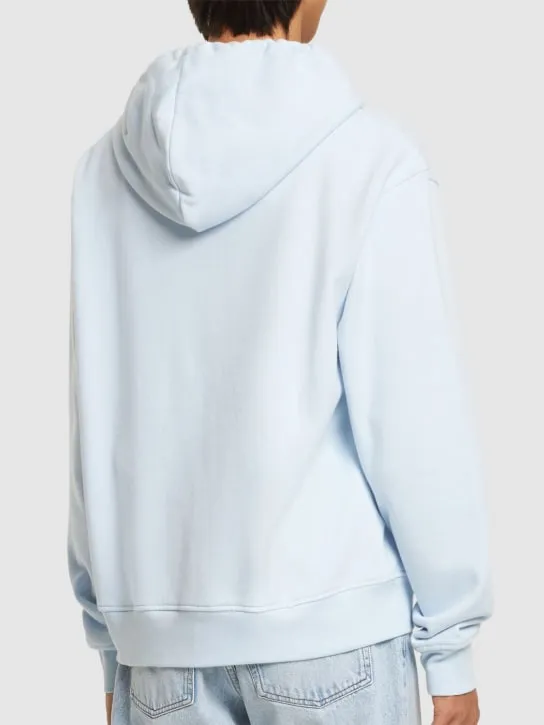 Jacquemus   Le Sweatshirt Brode cotton hoodie 