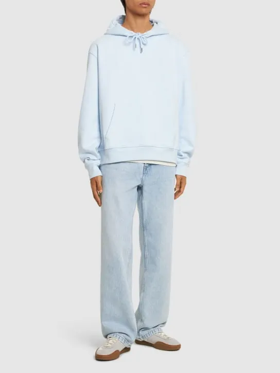 Jacquemus   Le Sweatshirt Brode cotton hoodie 