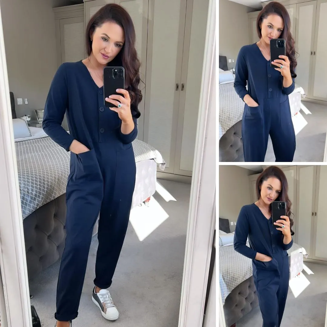 Jodie Jumpsuit (Navy)