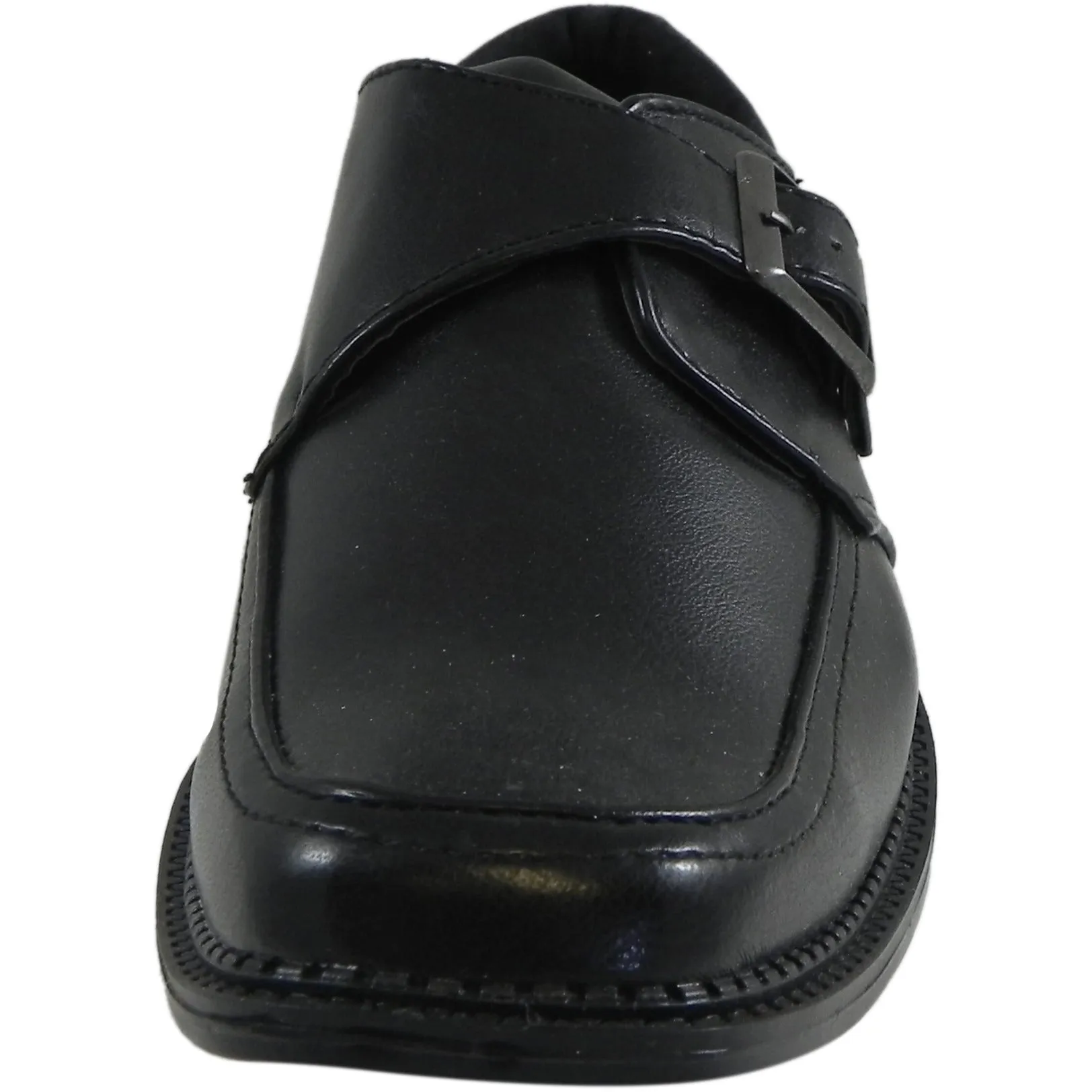 Jospeh Allen Boy's Black Dress Shoe with Buckle