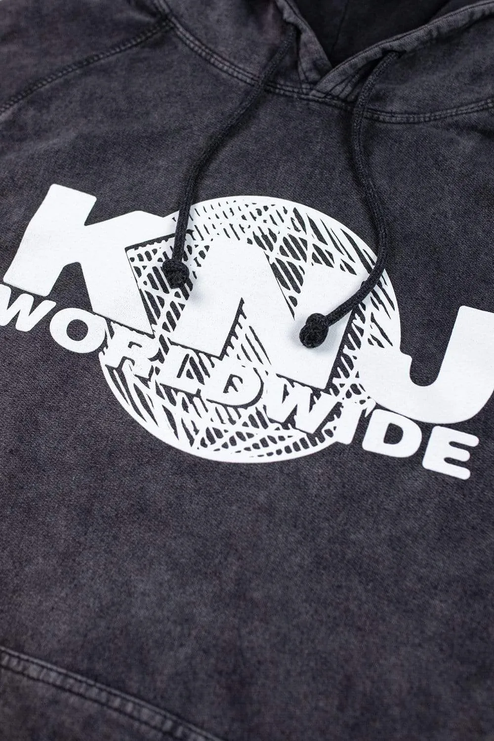 KNJ Worldwide Vintage Black Hoodie