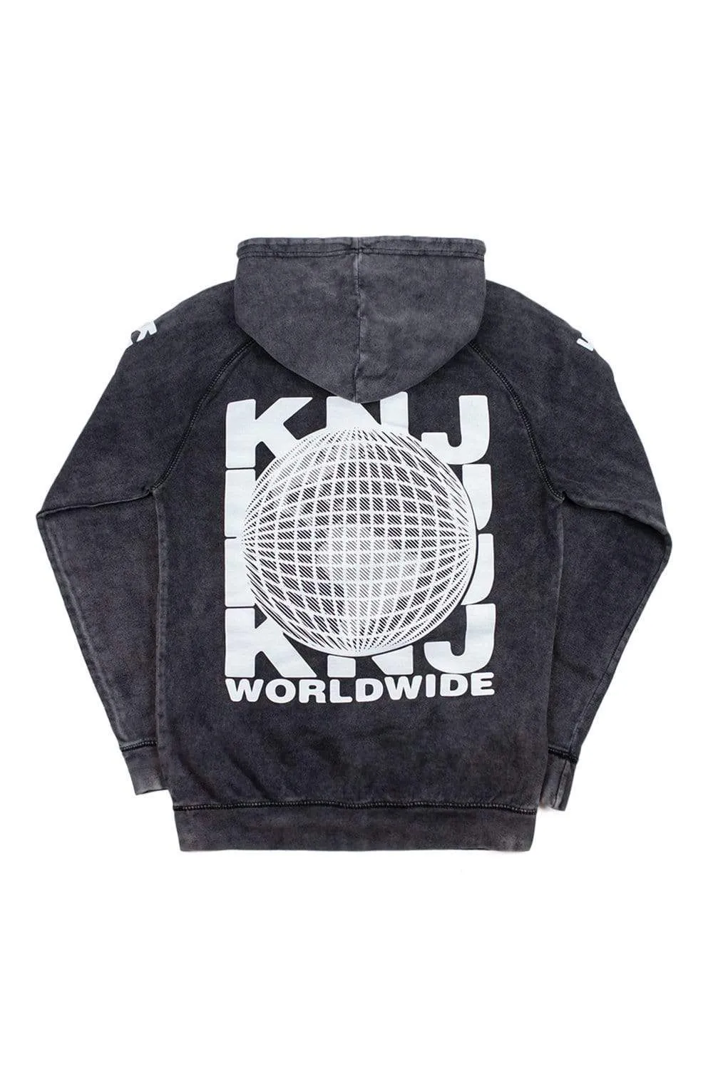 KNJ Worldwide Vintage Black Hoodie