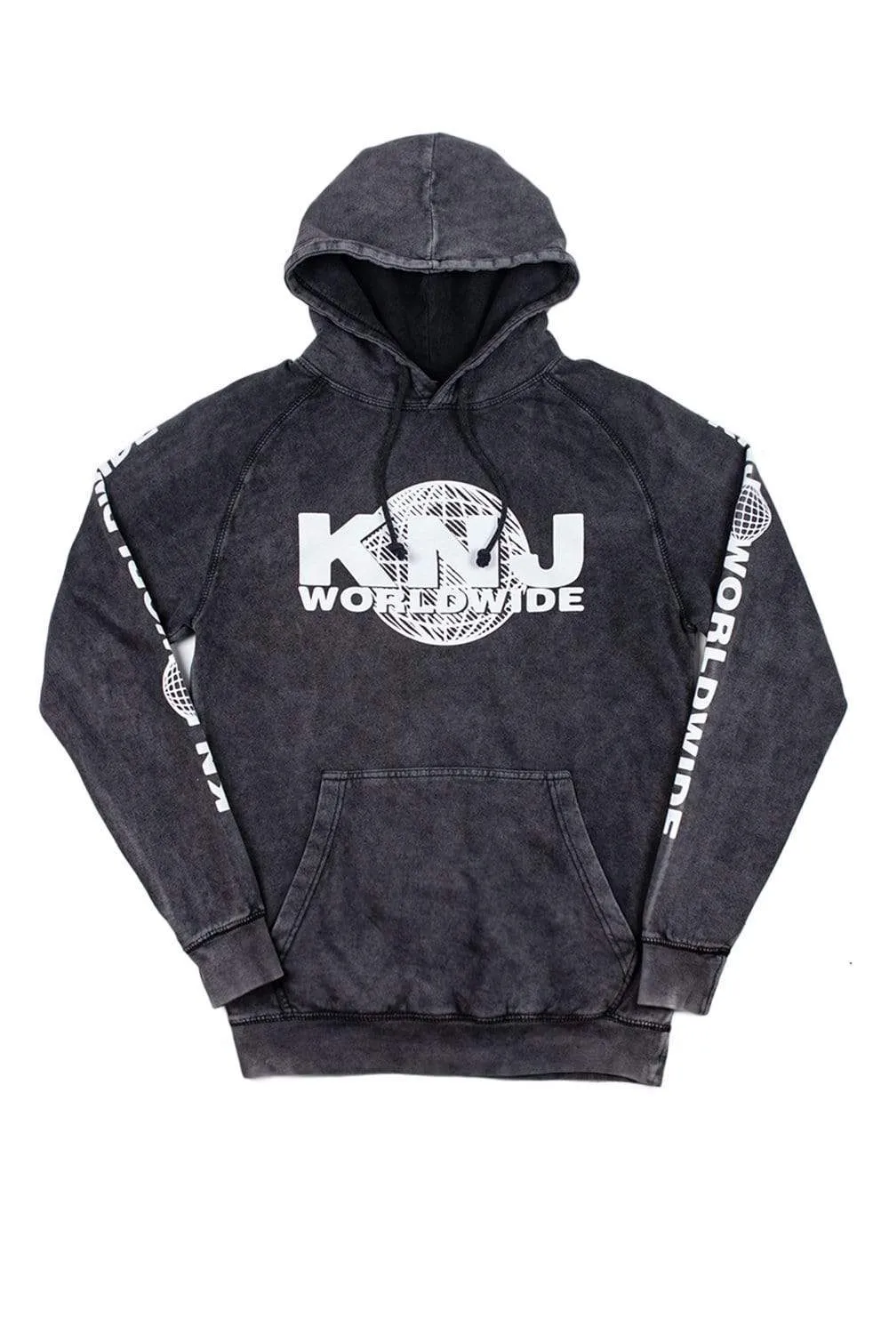 KNJ Worldwide Vintage Black Hoodie