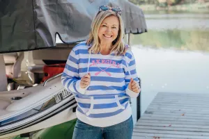 Lakeside Stripe Hoodie