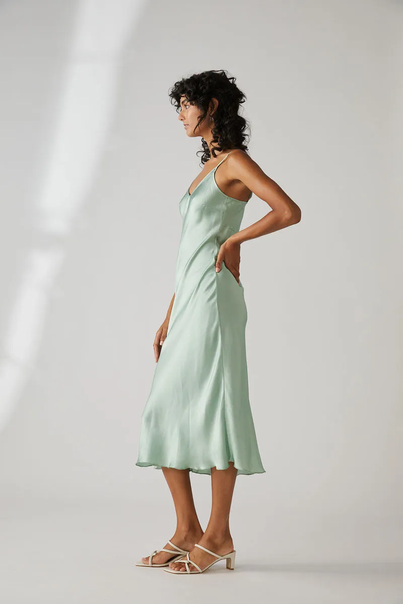 MASTANI SLIP DRESS - MINT