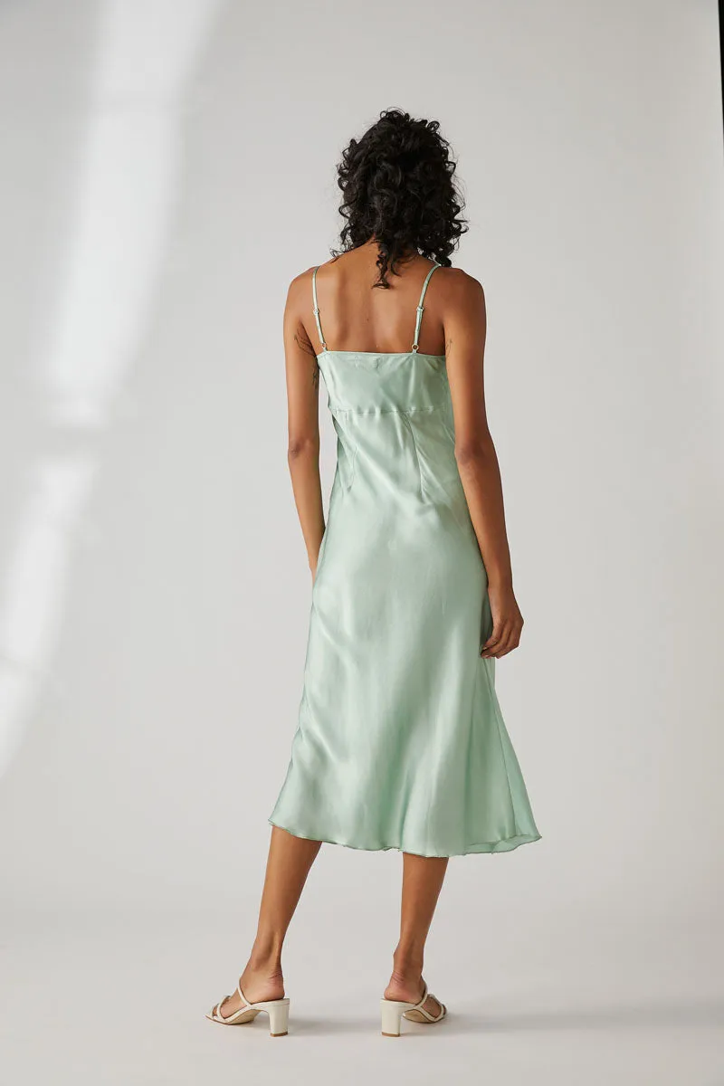 MASTANI SLIP DRESS - MINT